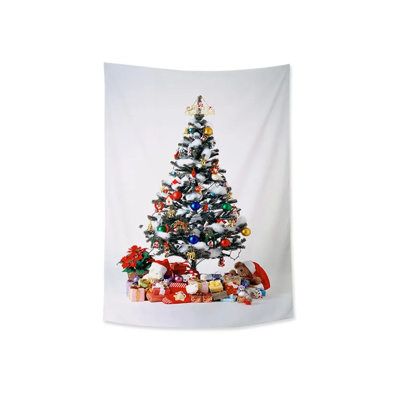 Рождественская роспись гобелен декоративная ткань Рождественский с
