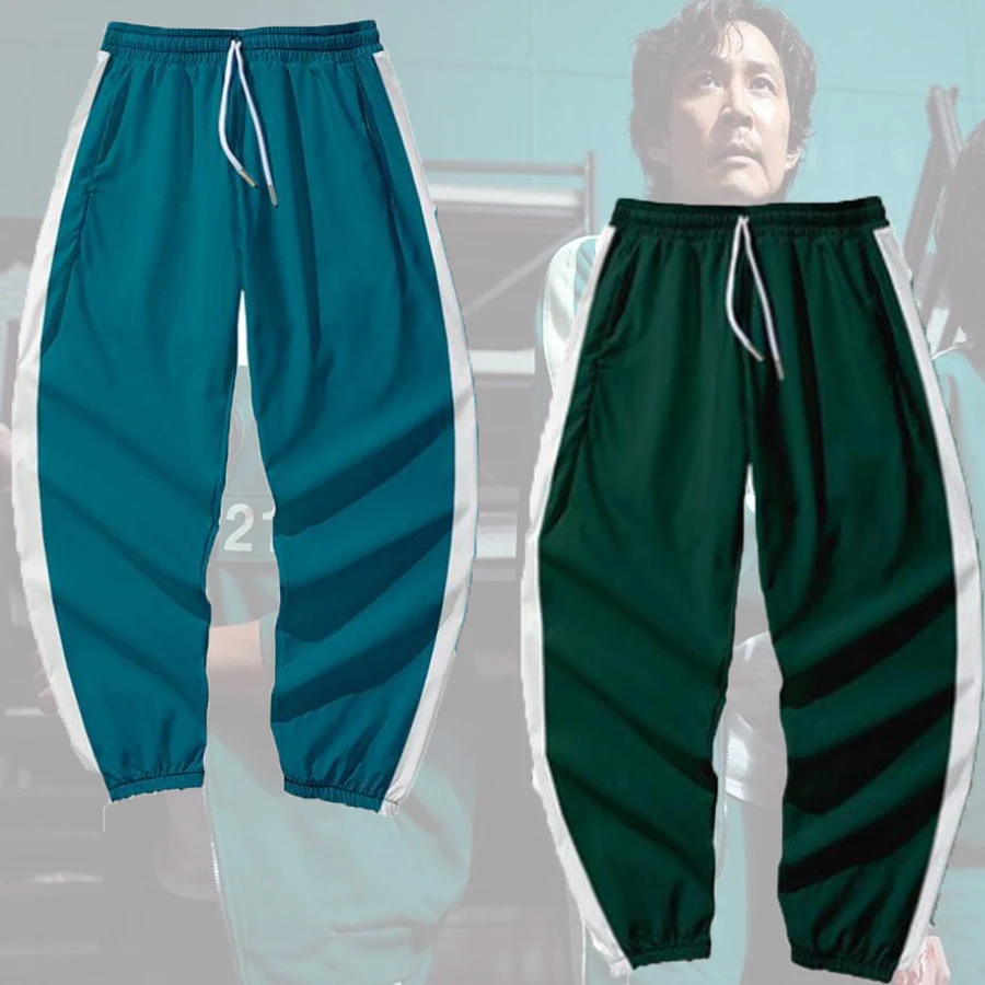 

Squid Game Sweat Pants 3D Joggers Pants Casual Trousers Men/Women Hip Hop Sweatpants Pantalon Homme Streetwear Cosplay Costume