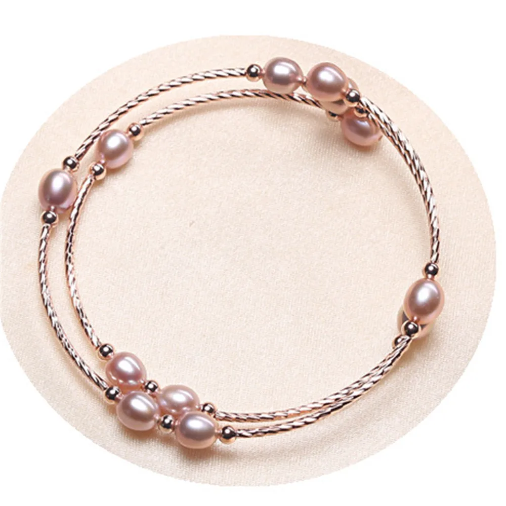 YKNRBPH 14 к Изысканный жемчужный браслет Открытый изысканный для женщин свадьбы