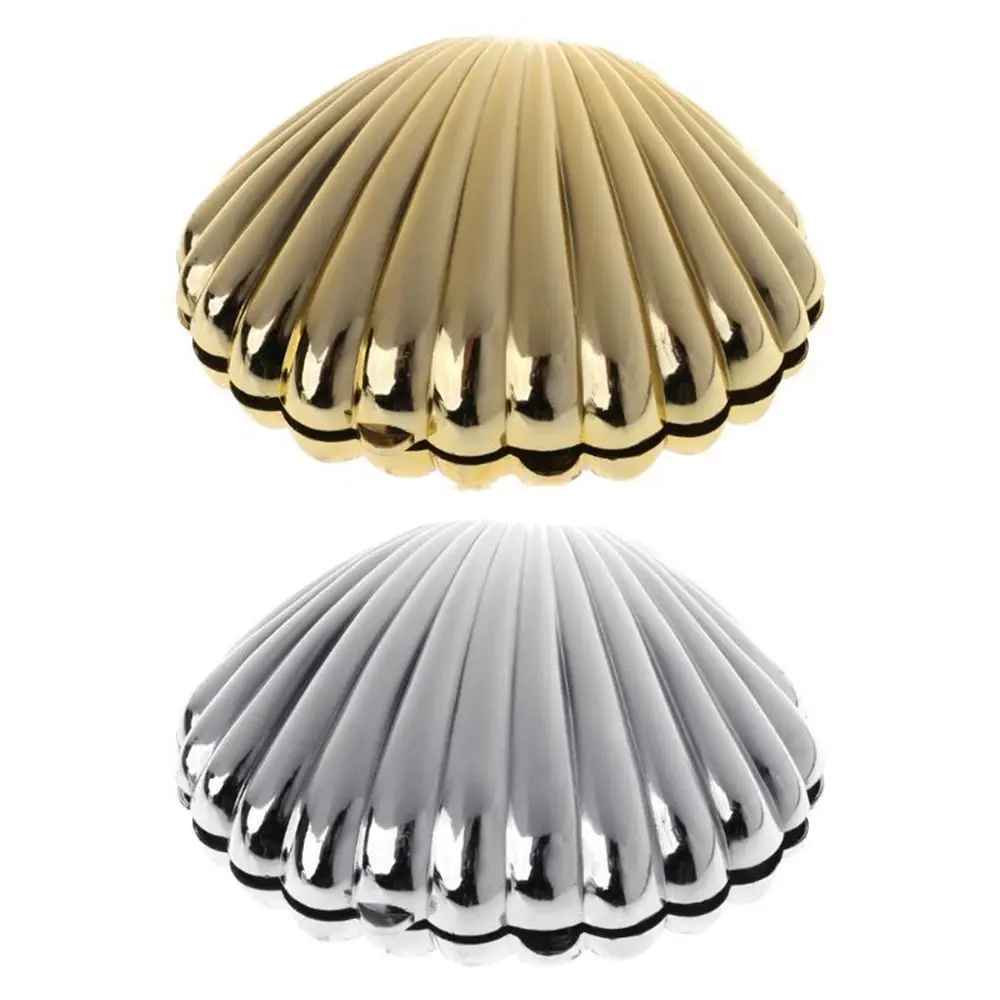 

Shell Shape Plastic Candy Box Wedding Favors Gift Birthday Party Baby Shower Decoration Supplies Gift Box Gold Silver