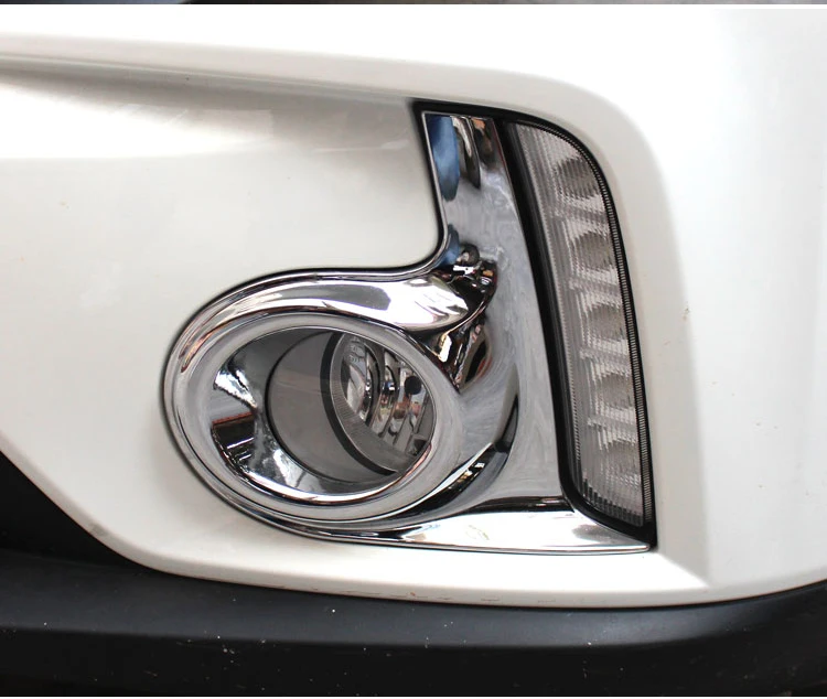 Для GAC Trumpchi GS4 ABS Передние накладки на Противотуманные фары наклейки протектор Внешние декоративные аксессуары для автомобиля