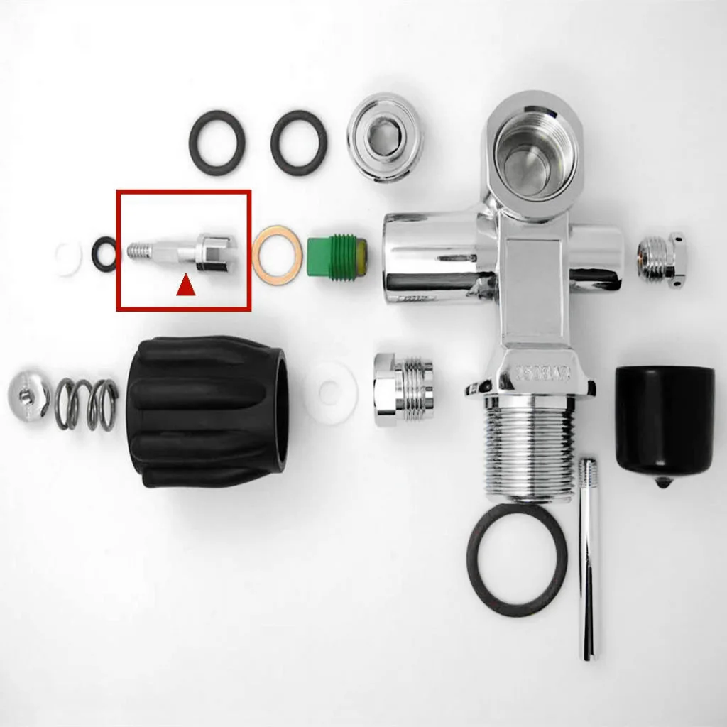 Трубка для подводного плавания из нержавеющей стали шпиндель/стержень резиновое