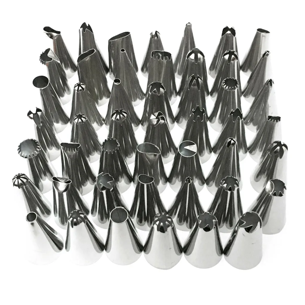 48/26 шт./пакет кондитерского мешка Нержавеющая сталь Кондитерские насадки для