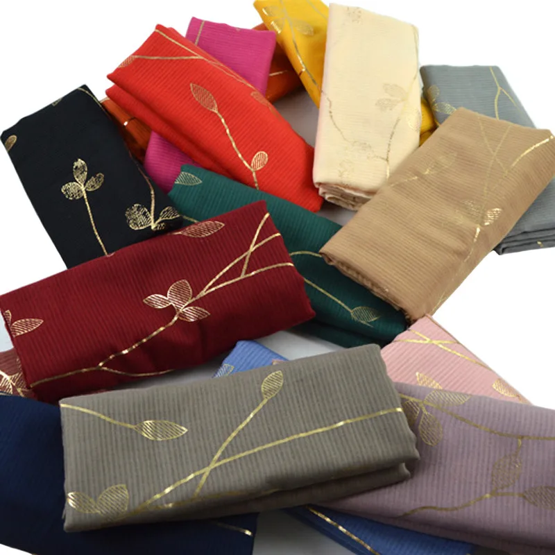 Тонкие шарфы популярный с блестками цветочным рисунком хлопчатобумажная