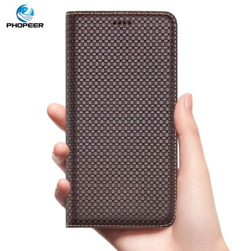 

Business Genuine Leather Flip Cover Case For OPPO A5 A3S AX5 A7 A7X A5S A9 A91 A8 Phone Cases