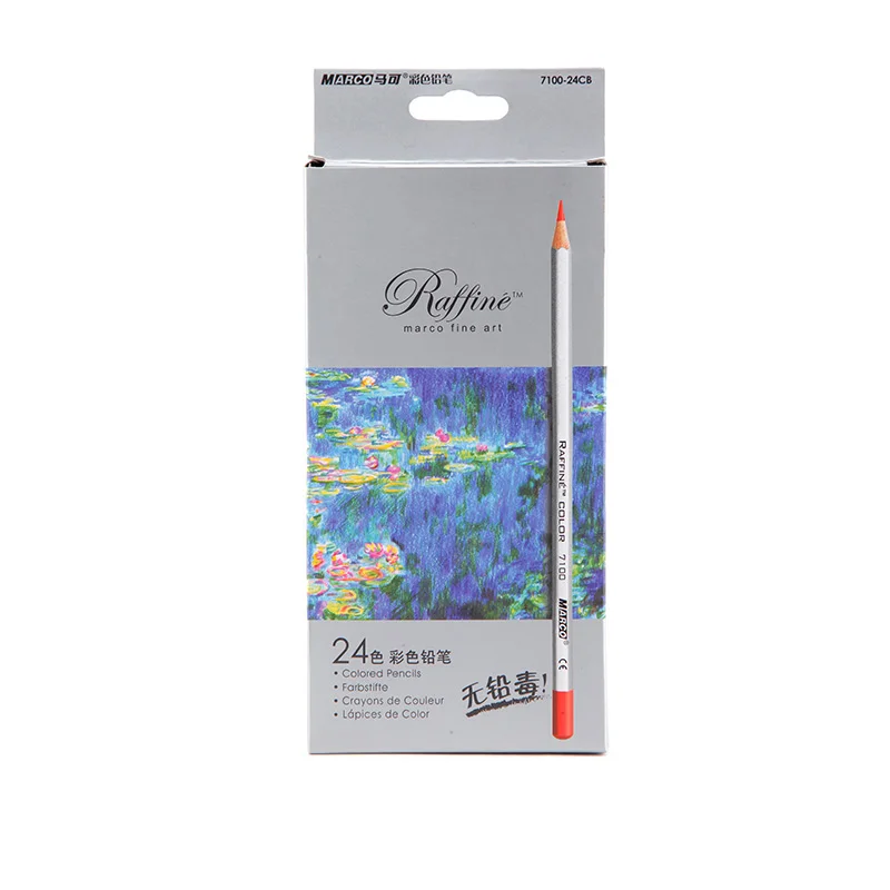 

Angel Mark Marco Renoir Fine Маслянистые цветные карандаши 24 цветов