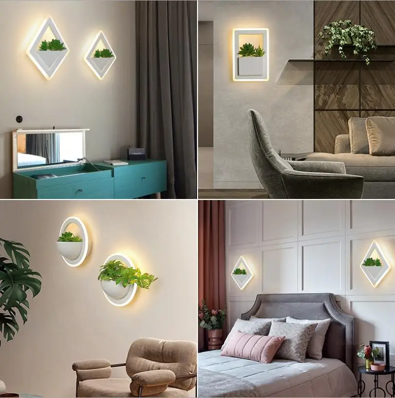 Современная светодиодная настенная лампа для гостиной спальни прикроватная