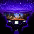 Автомобисветильник звездный свет, внутренняя Светодиодная звезда, лазерная атмосферсветильник, окружающий прожектор, s USB декор, крыша, небо, ночная лампа, автомобильные аксессуары