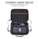 2 в 1; Маленькие и большие размеры сумка для хранения для Nintendo переключатель Портативный жесткий чехол переноска чехол для Nitendo переключатель для аксессуаров для игровой приставки