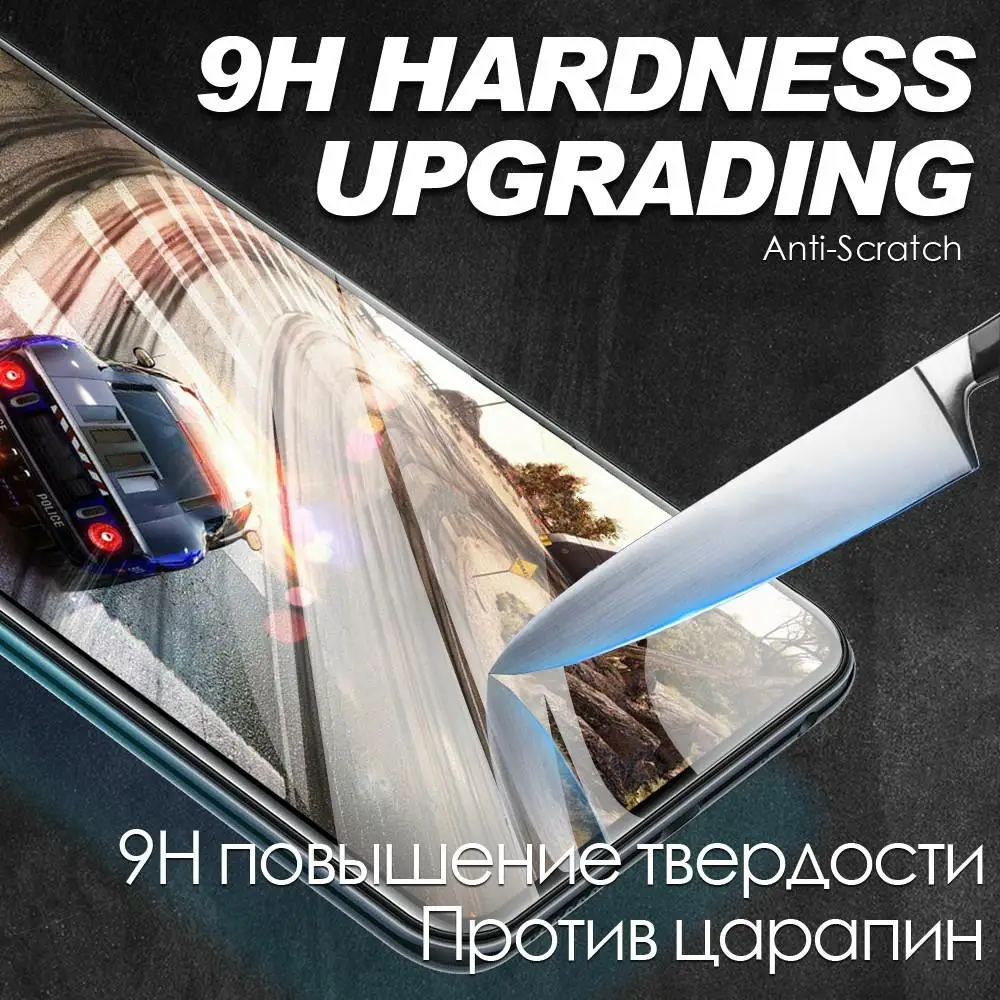 2 в 1 полное покрытие 9D закаленное стекло для Huawei Nova 5 T 6 26 'Ƌ защита экрана Honor 20S