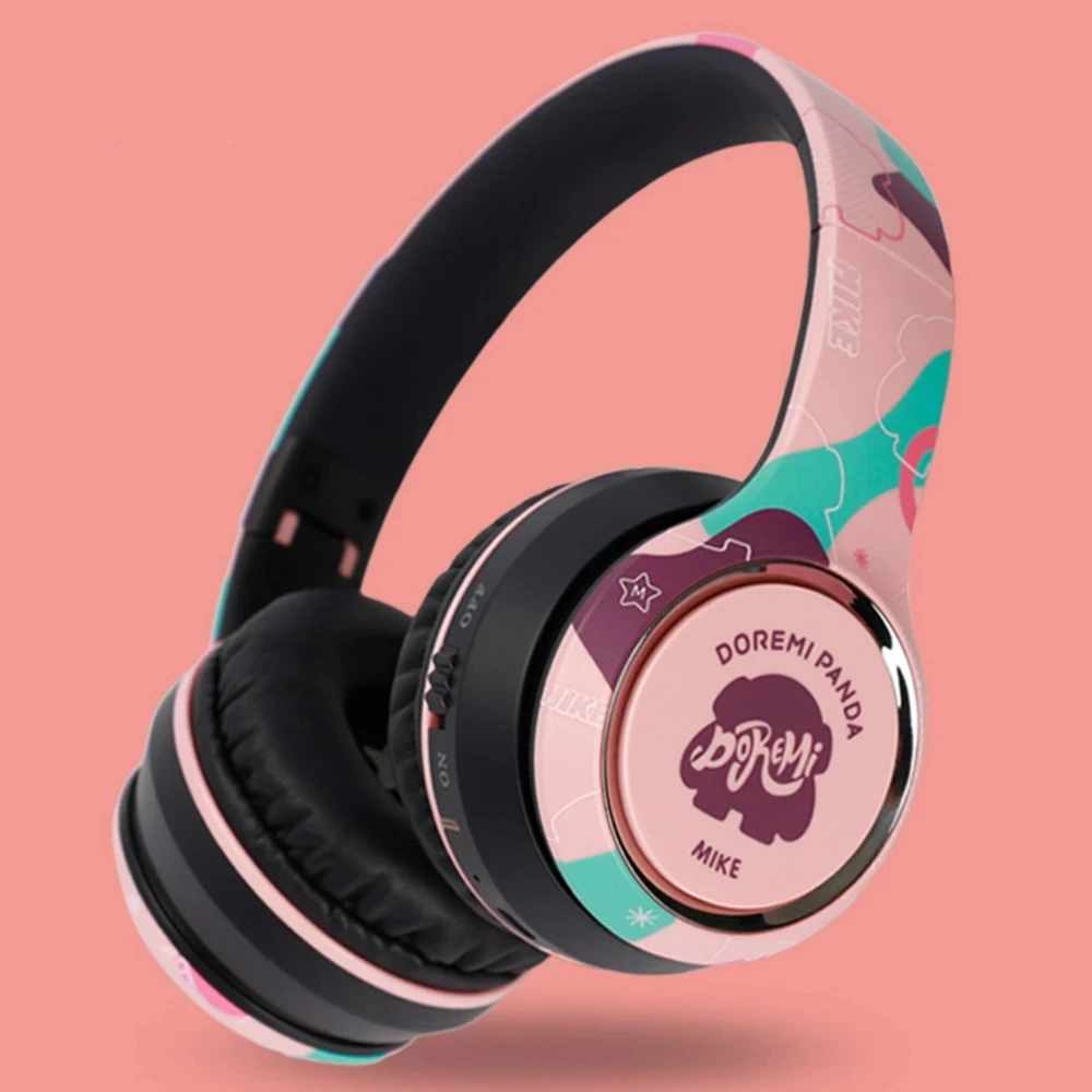 Беспроводная Bluetooth гарнитура в стиле панды наушники с шумоподавлением HD микрофон