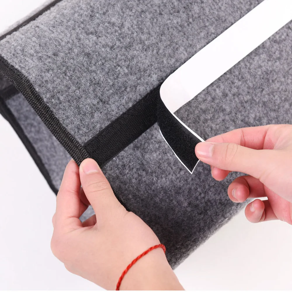 1 шт. органайзер для багажника автомобиля сумка хранения складной мягкий войлок