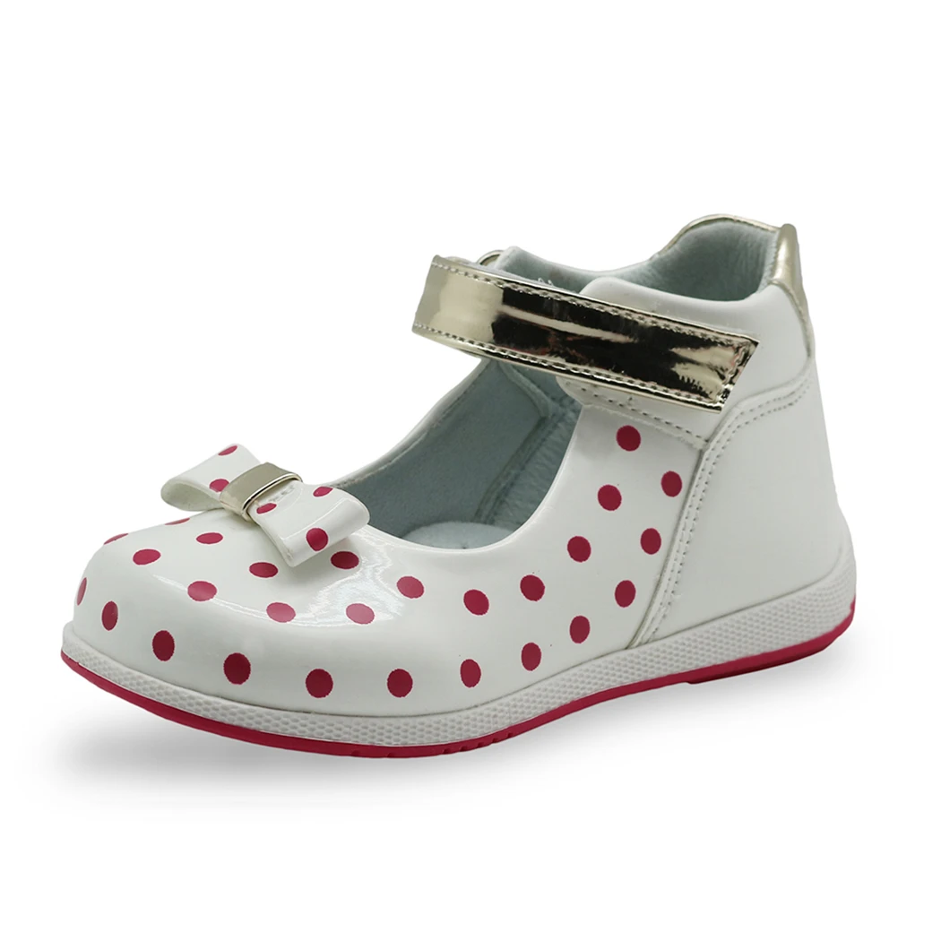 Босоножки принцессы с бантом для девочек всесезонные ортопедические сандалии из