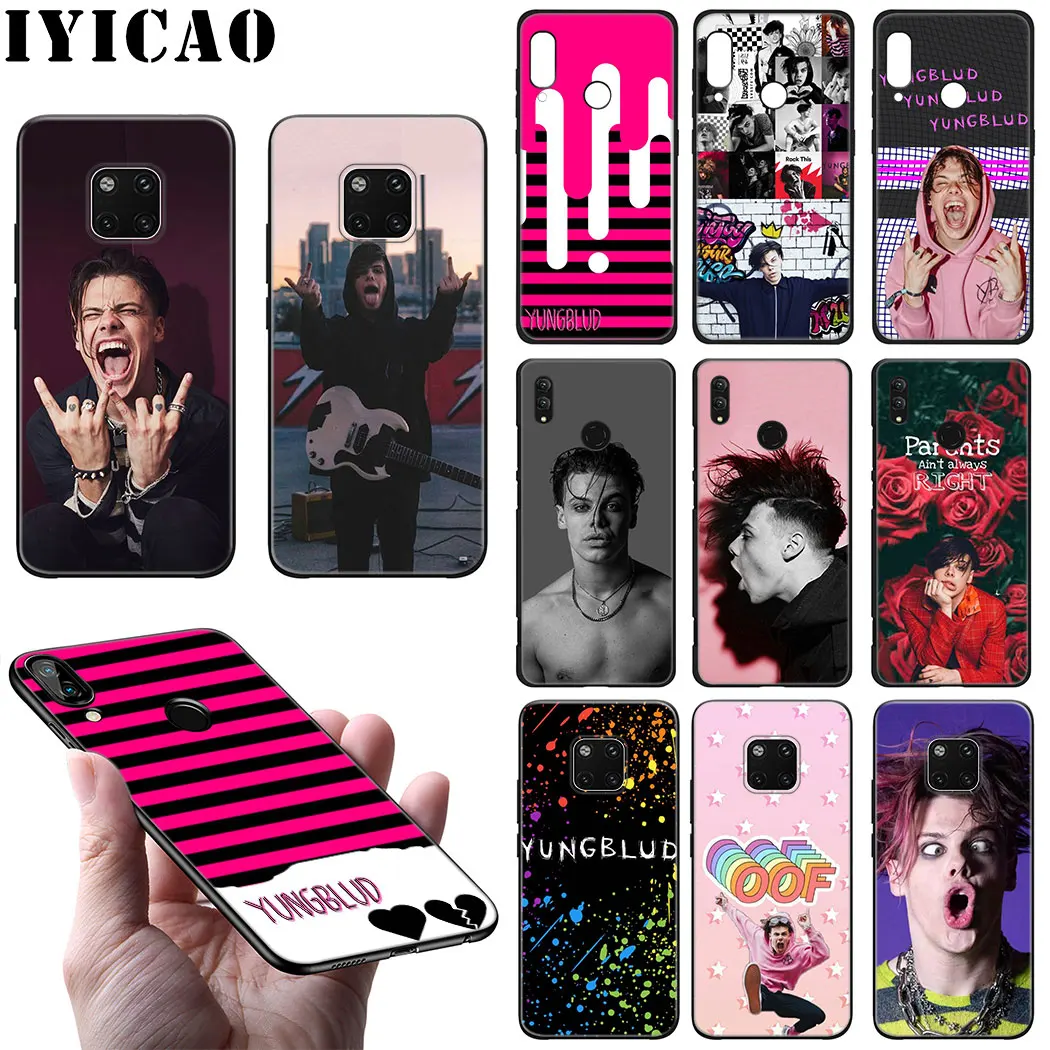 Крутой черный мягкий силиконовый чехол Yungblud для Huawei Y9 Prime Mate 10 20 30 Lite Pro Nova 5i 4 3i 3 2i 2