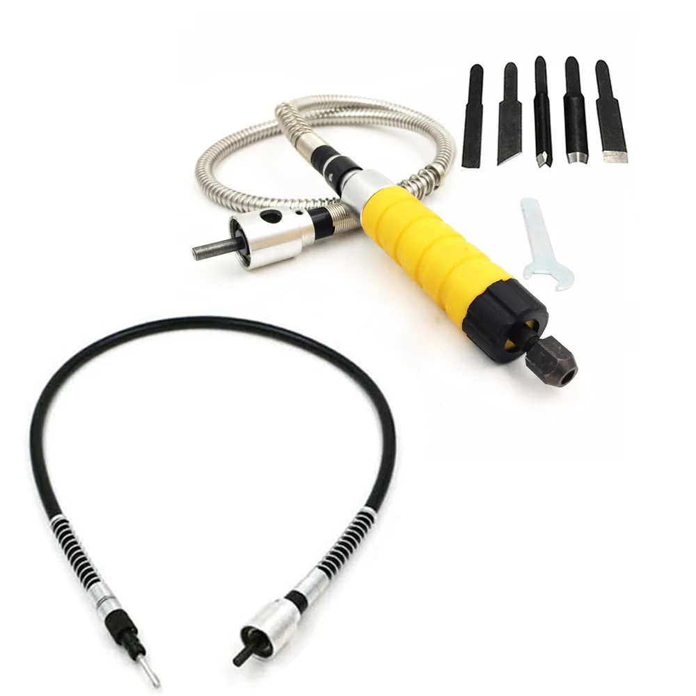 Электрический инструмент для резьбы по дереву с металлическим/резиновым валом