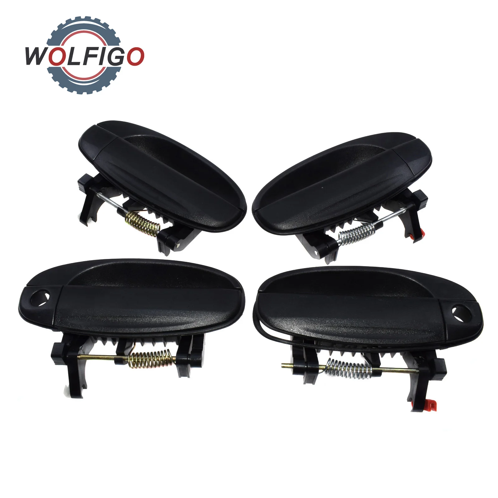 Передняя задняя левая правая Черная наружная дверная ручка WOLFIGO 96541631 96541632 96583052