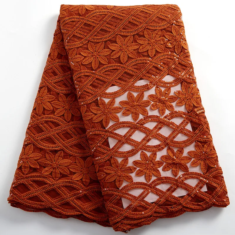 

2021 High Quality French Tulle Sequins Milk Silk Lace Fabrics Latest African Lace Fabrics For Nigerian Wedding Party 2434A