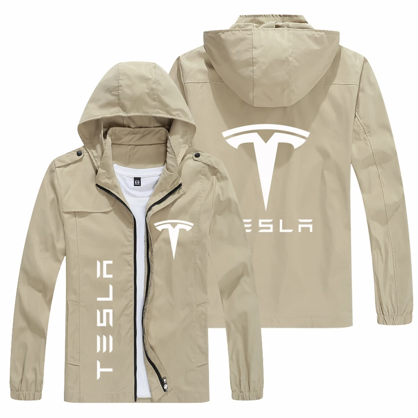 

New Autumn and Winter New Tesla Hooded Zipper Jacket 3D Printing Men's Women's Casual Outdoor Sports Comfortable Warm Jacket