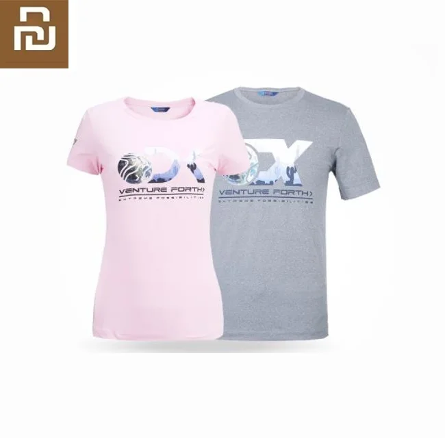 Мужская и женская футболка с короткими рукавами хлопковая быстросохнущая