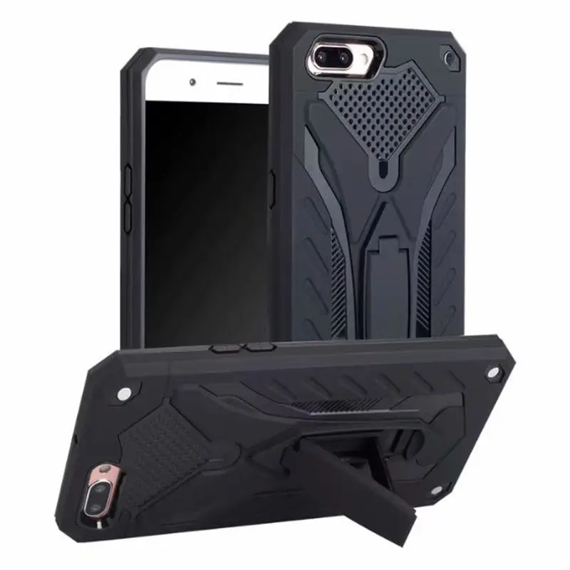 Для OPPO R11 Plus R11S R9S F7 A37 A39 A57 A33 A59 A71 A77 A83 A79 ударостойкая гибридная Броня стенд