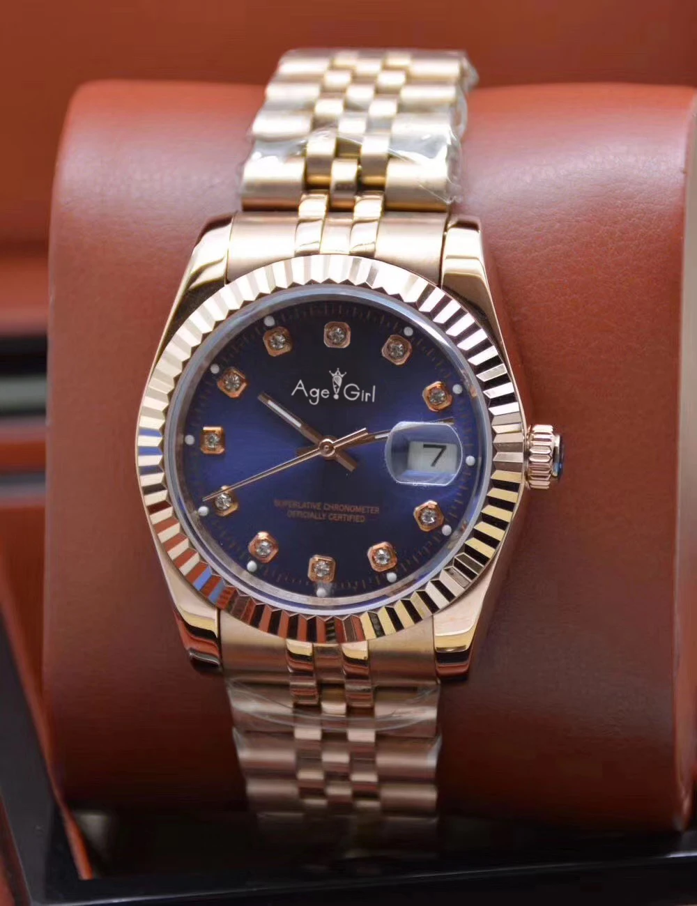 2 Роскошные брендовые Новые Мужские автоматические механические часы Datejust из нержавеющей стали сапфировые розовое золото синий черный белый бриллианты оболочки часы - Цвет: 2