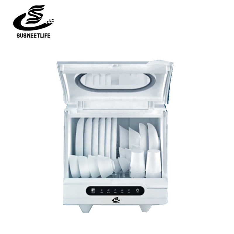 

SUSWEETLIFE Installation-free dishwasher household small drying UV lamp disinfection desktop dishwasher