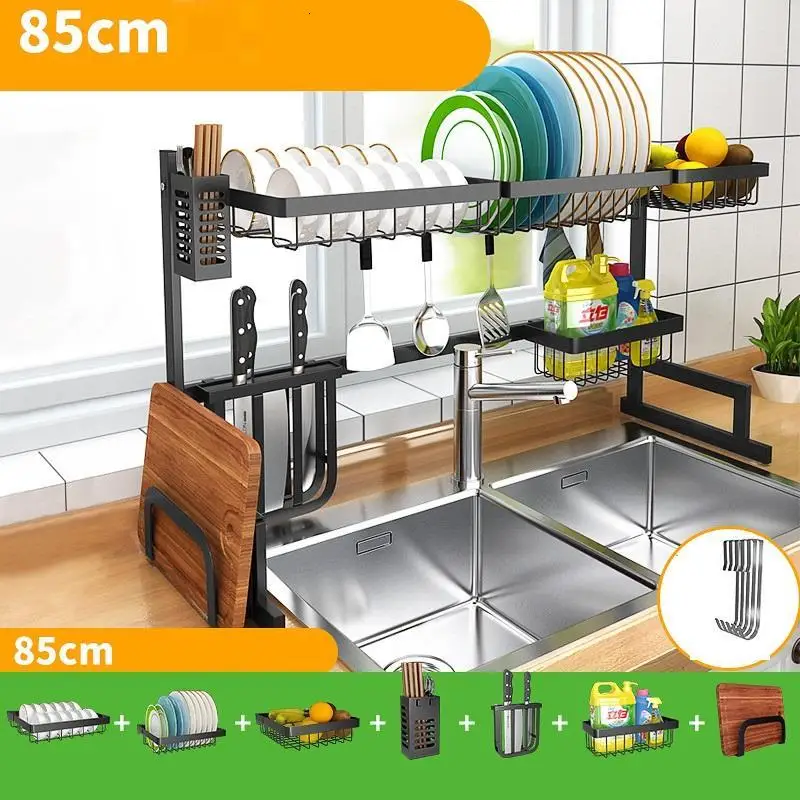 Kuchnia Keuken аксессуары Органайзер из нержавеющей стали Organizador Cocina Mutfak Cozinha кухонный