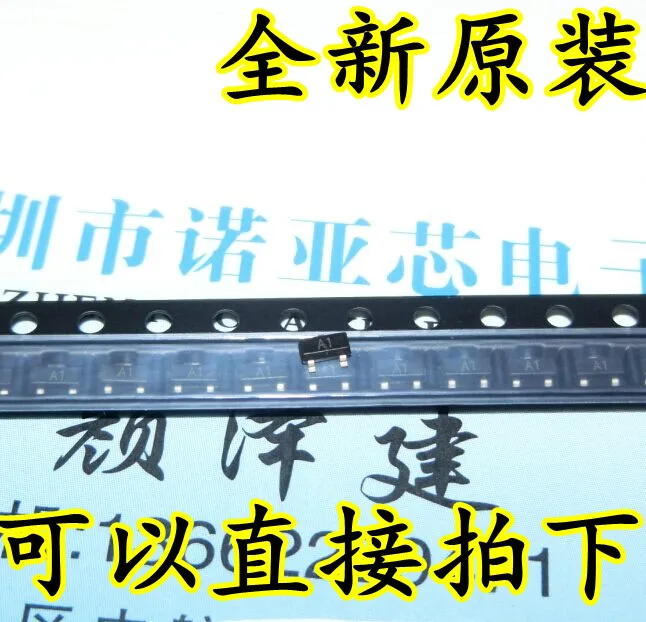 10 шт./лот SMD транзистор BAW56 SOT23 A1 0.2A 70 в высокоскоростной коммутационный диод аутентичный