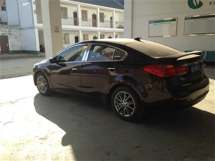 Спойлер для KIA FORTE 2011 2013 K3 спойлер из высококачественного АБС материала заднего