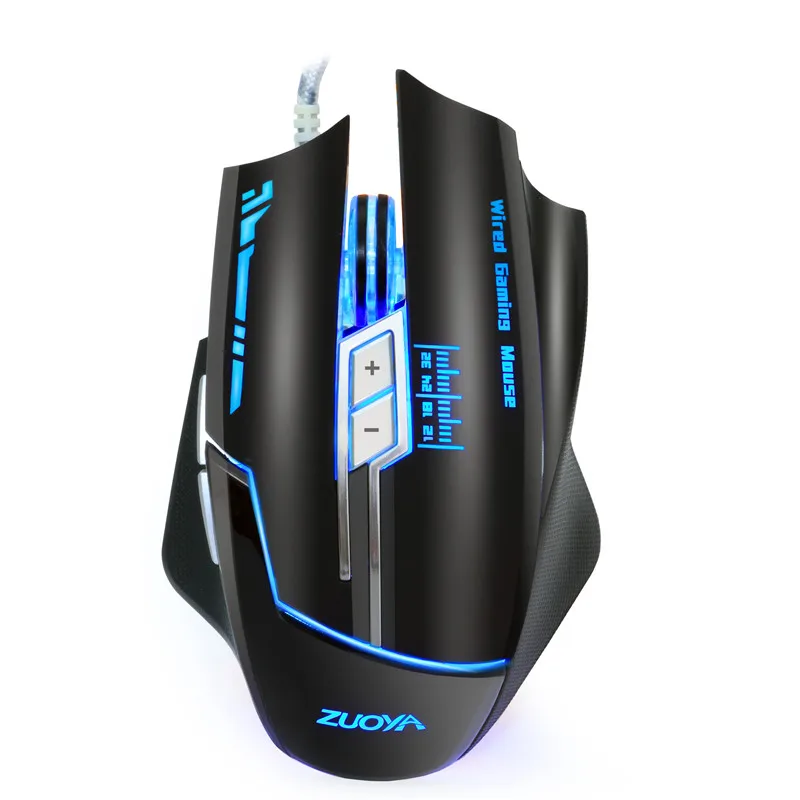 MMR7 black Проводная игровая мышь, профессиональная геймерская, светодиодный, с подсветкой, оптическая, компьютерная, ПК, ноутбук, мыши, игровая мышь, USB кабель Mause - Цвет: MMR7 black