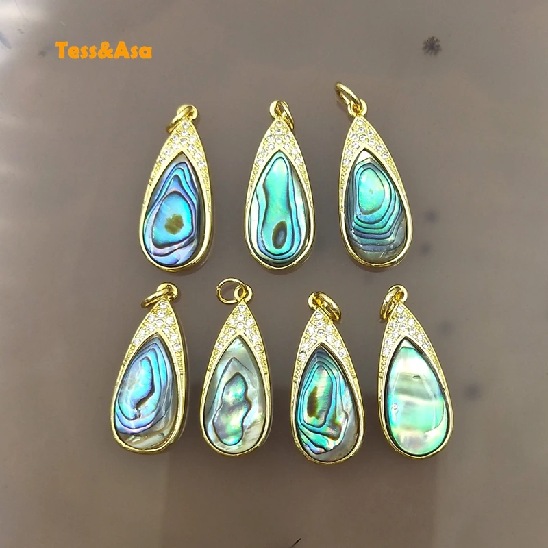 

3 шт. Подвеска из натуральной ракушки радужного Цвета Морская ракушка пляжная ручная работа Бохо женские ювелирные изделия фурнитура для из...