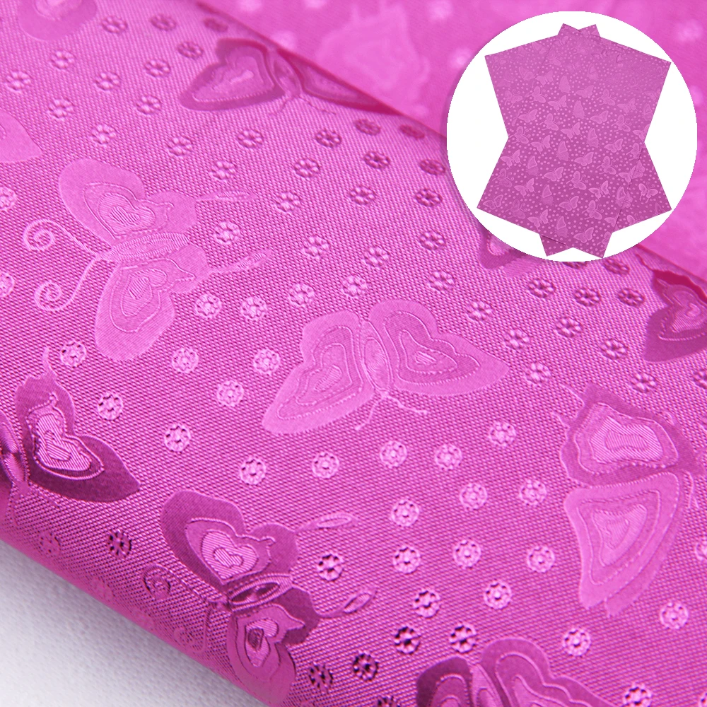 20*33 см тканевые листы из искусственной кожи в горошек с бабочкой для изготовления