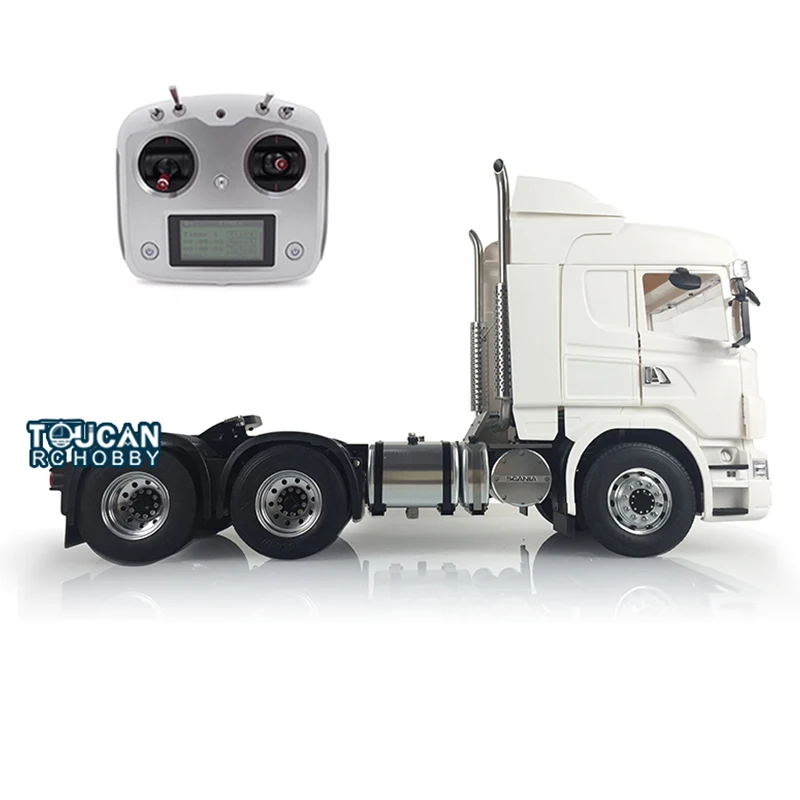 

1/14 LESU RC 6x6 Metal Chassis Motor Hercules Cabin For Scania Model Radio ESC THZH0589