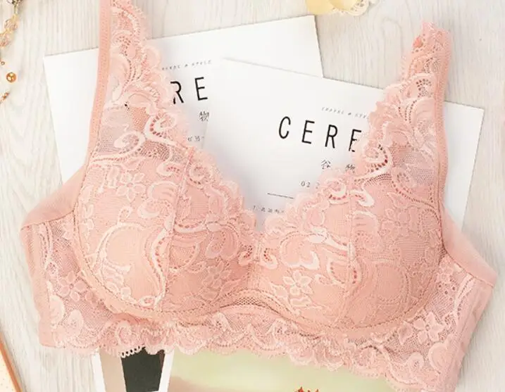 Сексуальные женские кружевные цветочные Emboridery косточек бюстгальтер полный