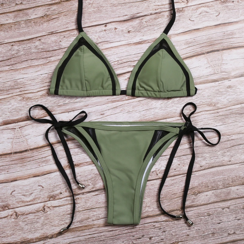 Сексуальный микро бикини набор с низкой талией купальник женский Принт пэчворк