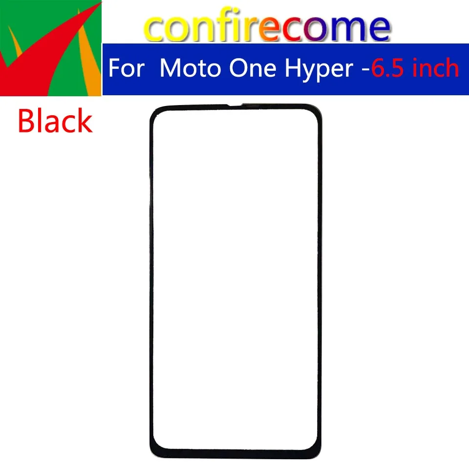 10 шт./партия внешний экран для Motorola Moto One Hyper Передняя Сенсорная панель ЖК дисплей