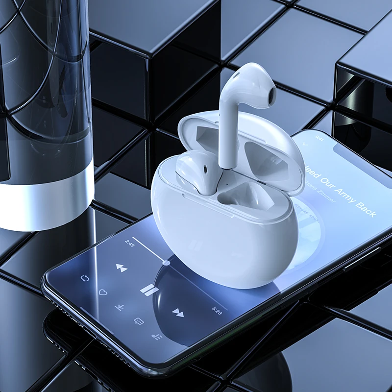 TWS Беспроводной Bluetooth наушники с зарядный чехол fone de ouvido мини гарнитура Airbuds Handsfree Спорт ушной телефон A3 - Цвет: white