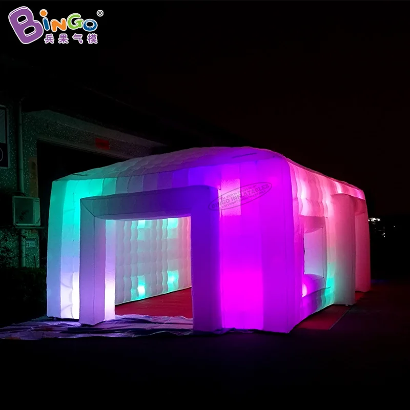 Verkaufen Riesen 9,5 X5x 3,7 Meter Aufblasbare Led Beleuchtung Zelt Für Outdoor/Hochzeit Verwenden 31ft Aufgeblasen Event Zelt