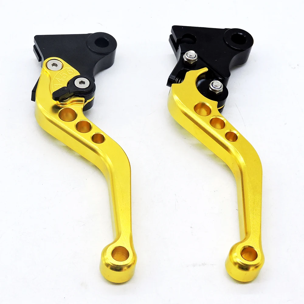 

2pcs Motorcycle Brake Handle CNC Alloy Motorcycle Clutch Brake Lever Handle Fit for honda CG125 Motorbike Modification