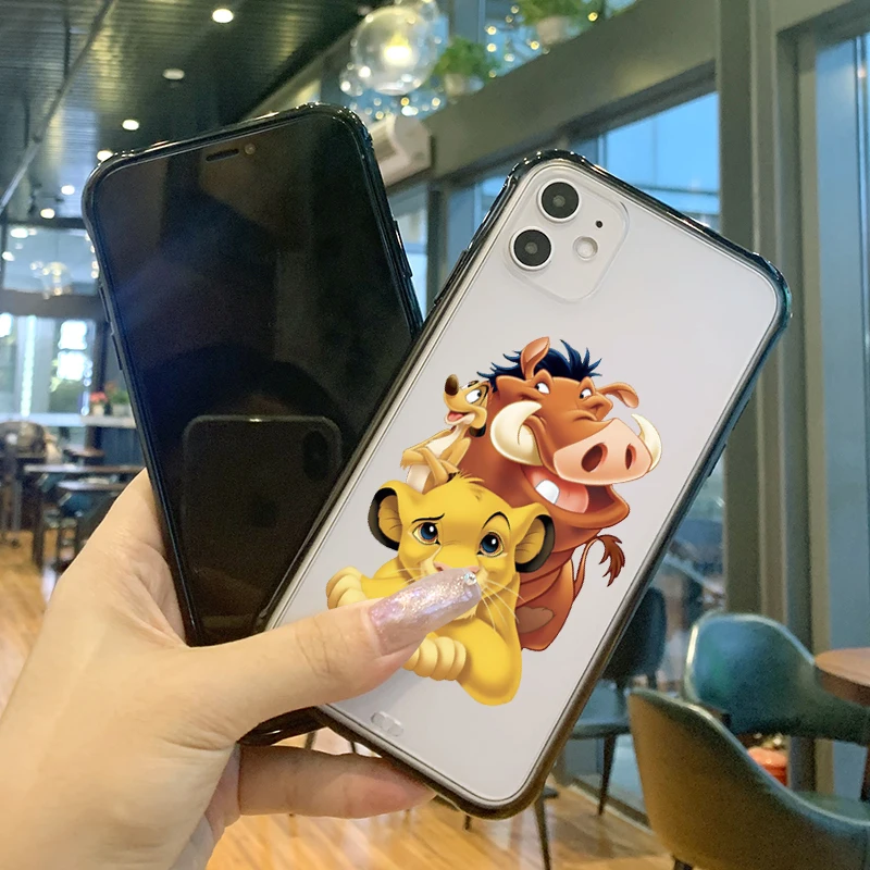 Чехол для телефона с изображением Льва из мультфильма iPhone 11 X XR Xs Max 8 7 Plus