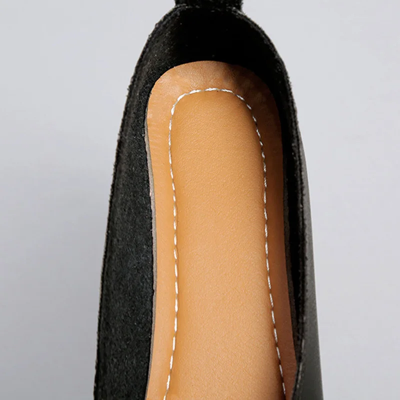 

8pairs Soft bottom Fashion Loafers Low Heel PU Leather Women Shoes Pointed Toe Women Flats Flexible