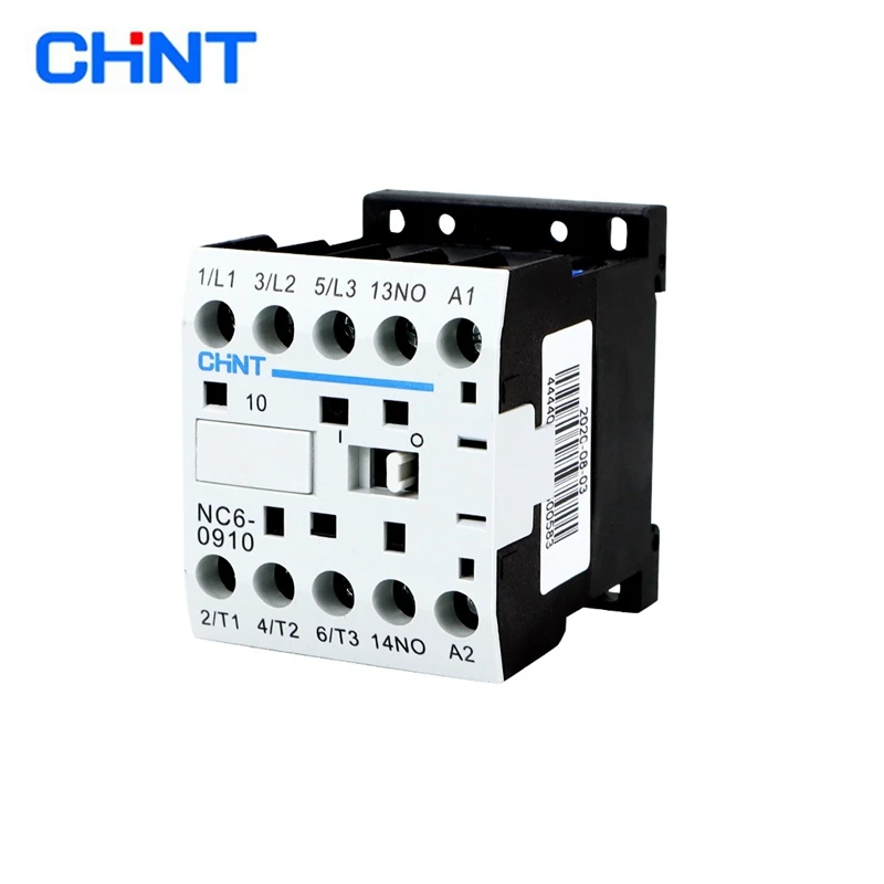 

CHINT AC Contactor NC6-0910 9A 1NO AC220V 24V 380V Normally Open