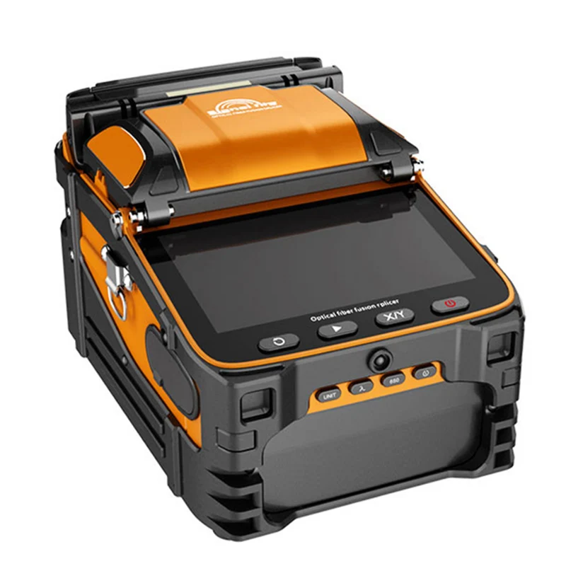 

Ai-9 Automatic Optical Fiber Fusion Splicer Fiber Optic Welding Splicing Machine Operation 5.0" LCD Display splicing machie