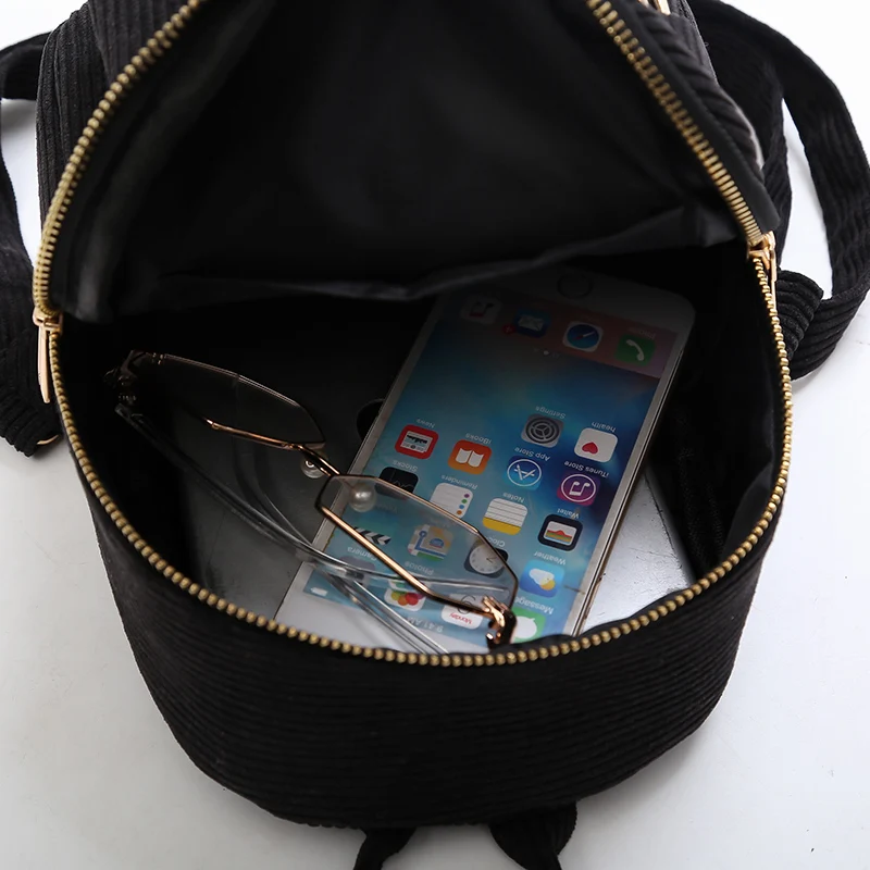 

Women Corduroy 2020 Cute Backpack For Teenagers Children Mini Back Pack Kawaii Cute Girls Kids Small Backpacks Feminine Packbags