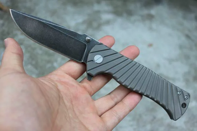 Оригинальный нож работает 100% бренд Германия D2 подшипник Флиппер Япония