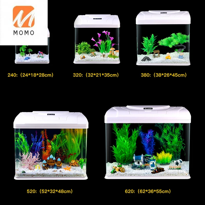 Стеклянный аквариум аквариумные принадлежности настольный мини-аквариум для