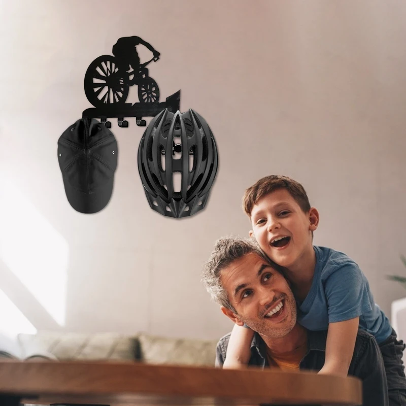 Стеллаж для снаряжения горного велосипеда Металлический Настенный декор