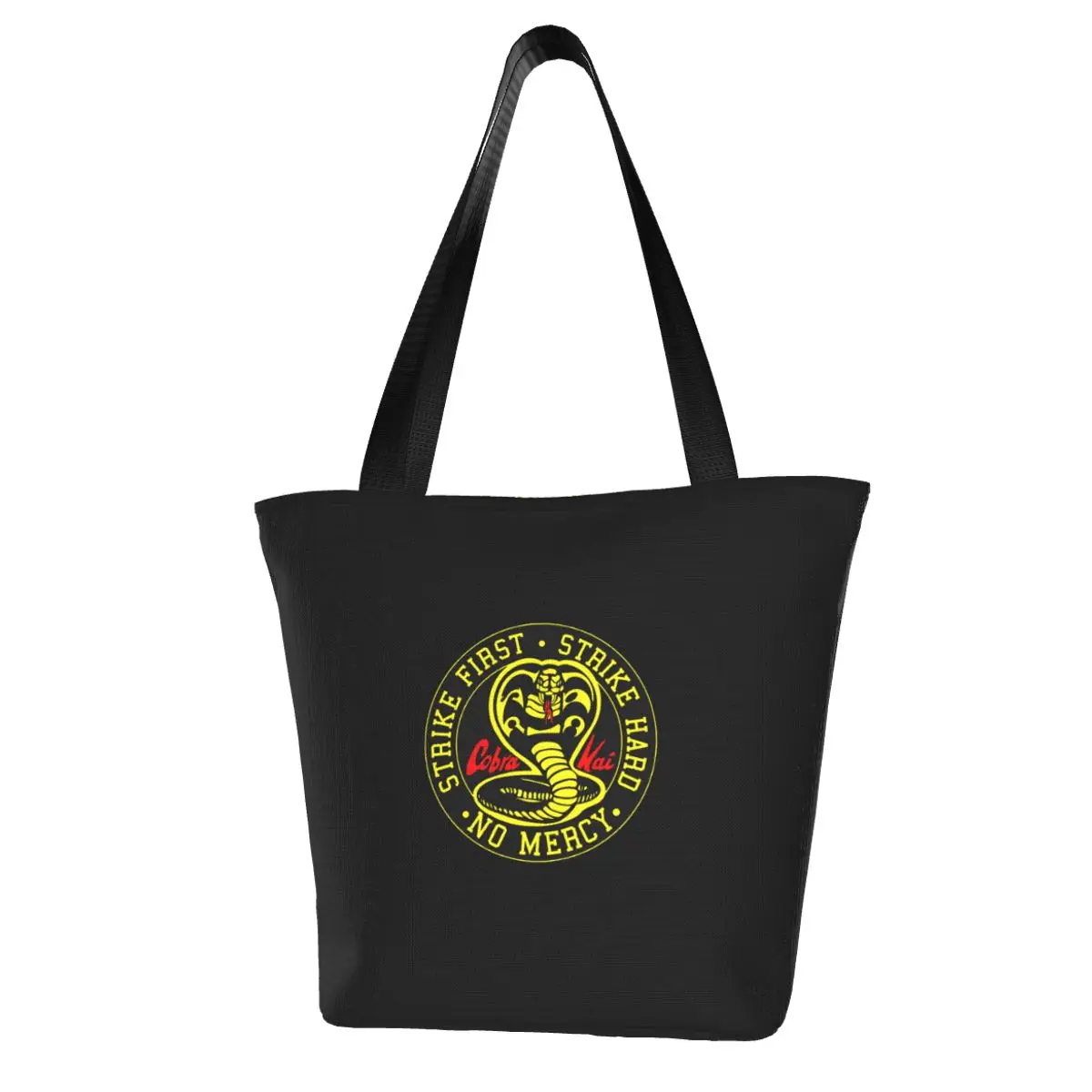 Cobra Kai Shopping Bag Aesthetic Cloth Outdoor Handbag Female Fashion Bags