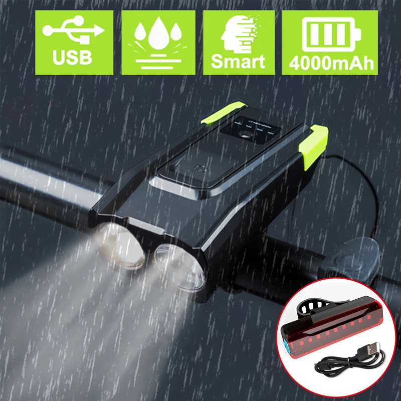 Умный светодиодный светильник на голову с USB зарядкой 2 светодиодных