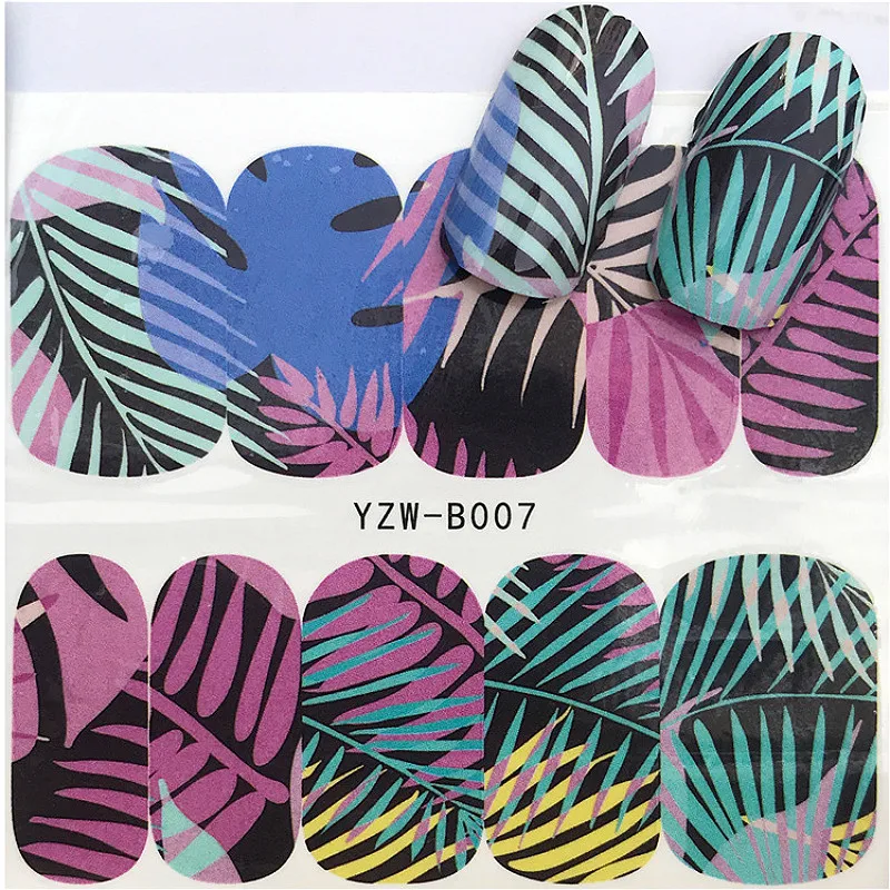 Наклейки для ногтей 1 шт. стикеры классический модный стиль граффити мотоцикл